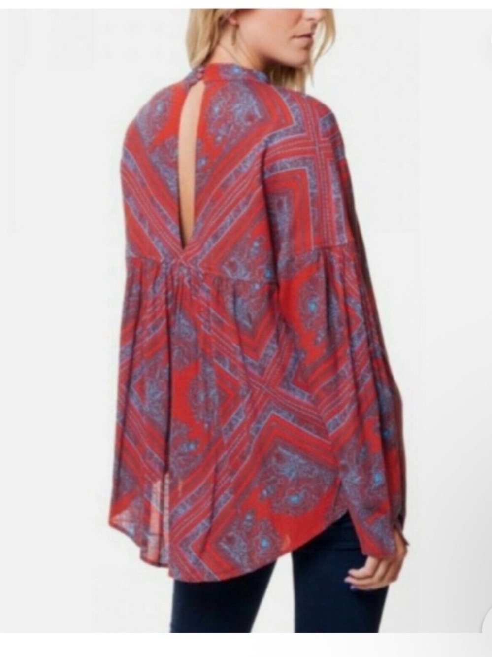 EUC Free People walking on a Dream Tunic